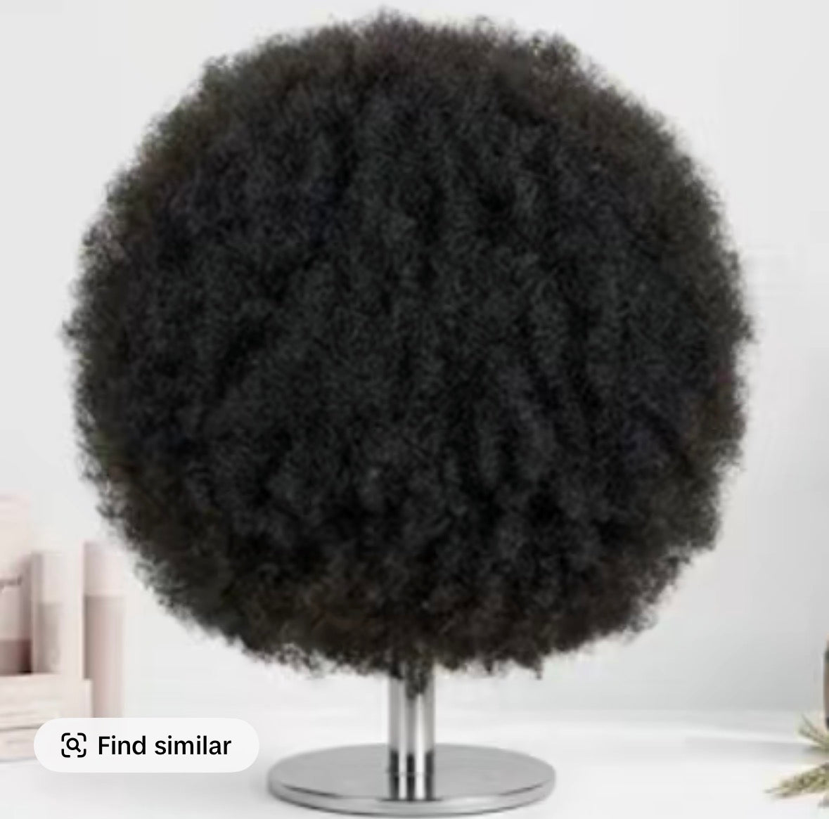 Glueless Afro Kinky Coily Lace Front Human Hair Wig 100% Virgin Hair Natural Black Full Volume Blowout Wig For black Women