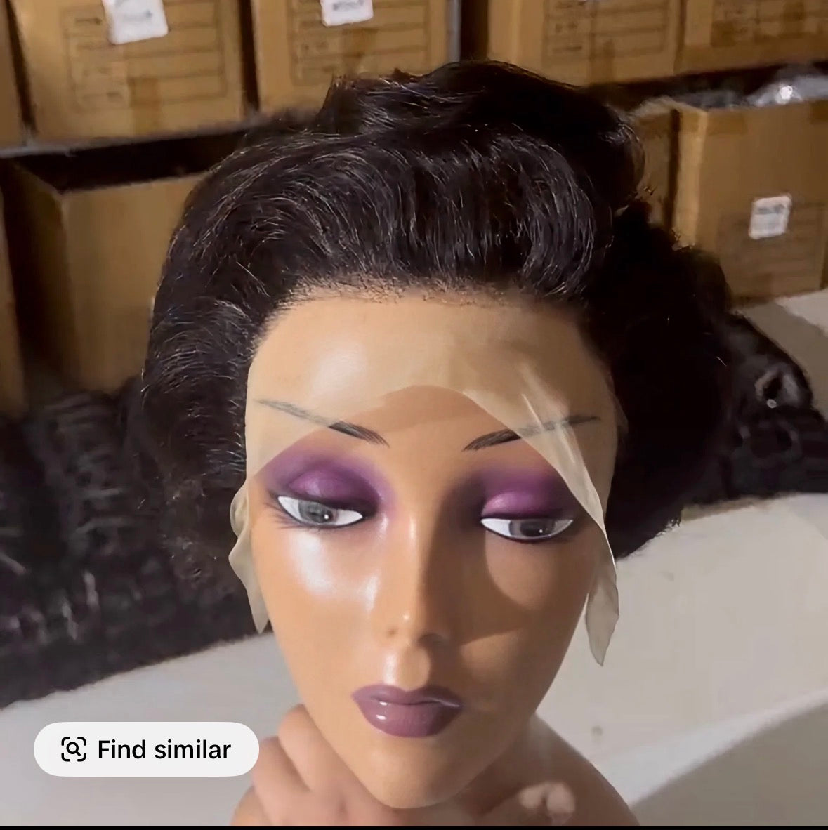 Short Pixie Cut HD Lace Front Wig- Brazilian Virgin Human Hair for Black Women
